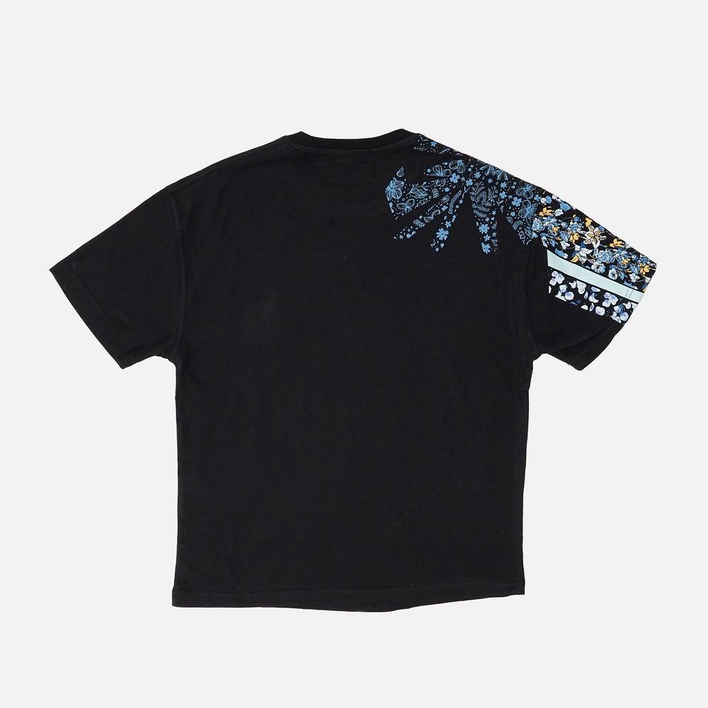 WISTERIA OVERSIZED T-SHIRT - BLACK