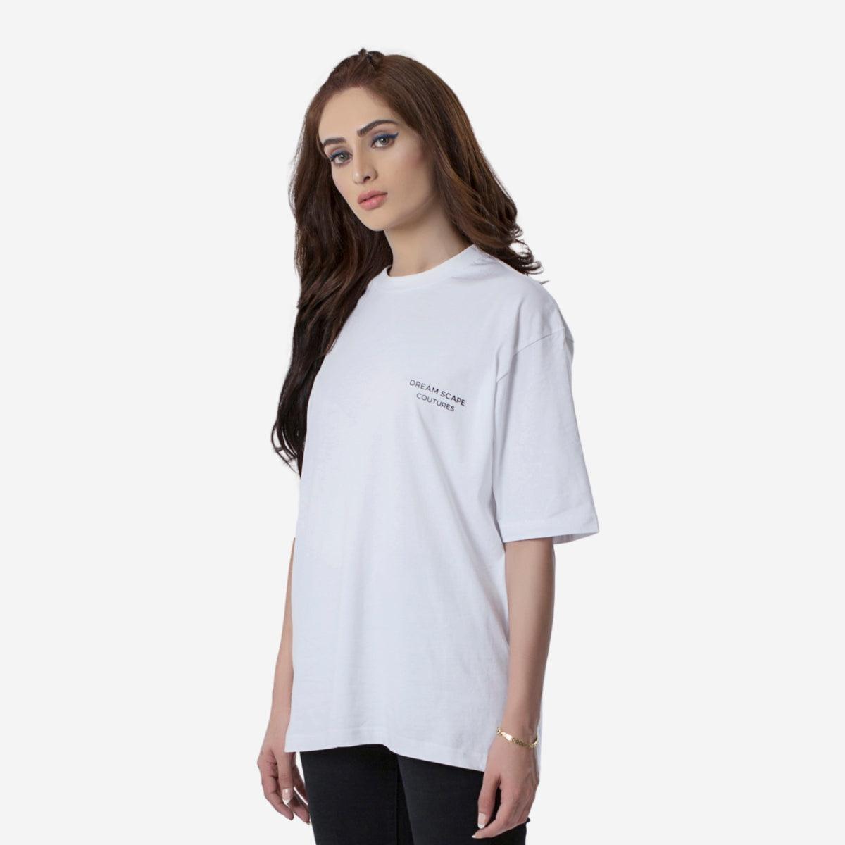DREAMER OVERSIZED T-SHIRT - WHITE