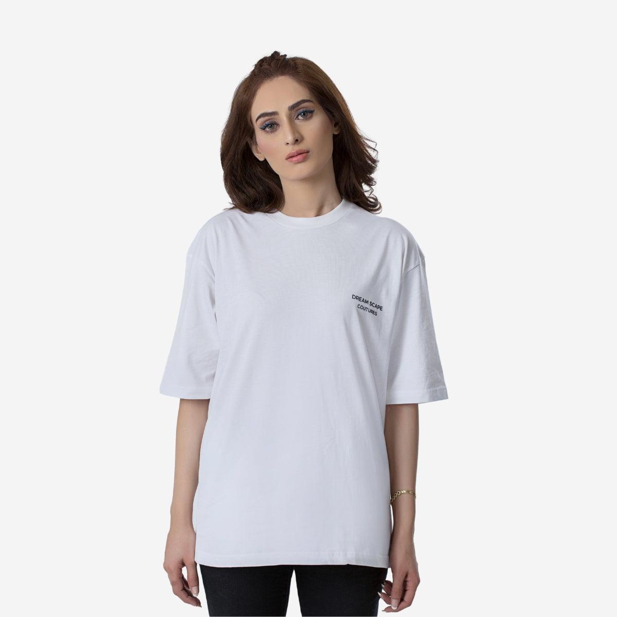 DREAMER OVERSIZED T-SHIRT - WHITE
