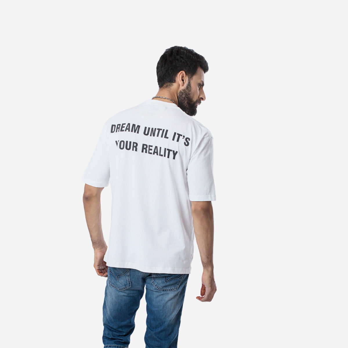 DREAMER OVERSIZED T-SHIRT - WHITE