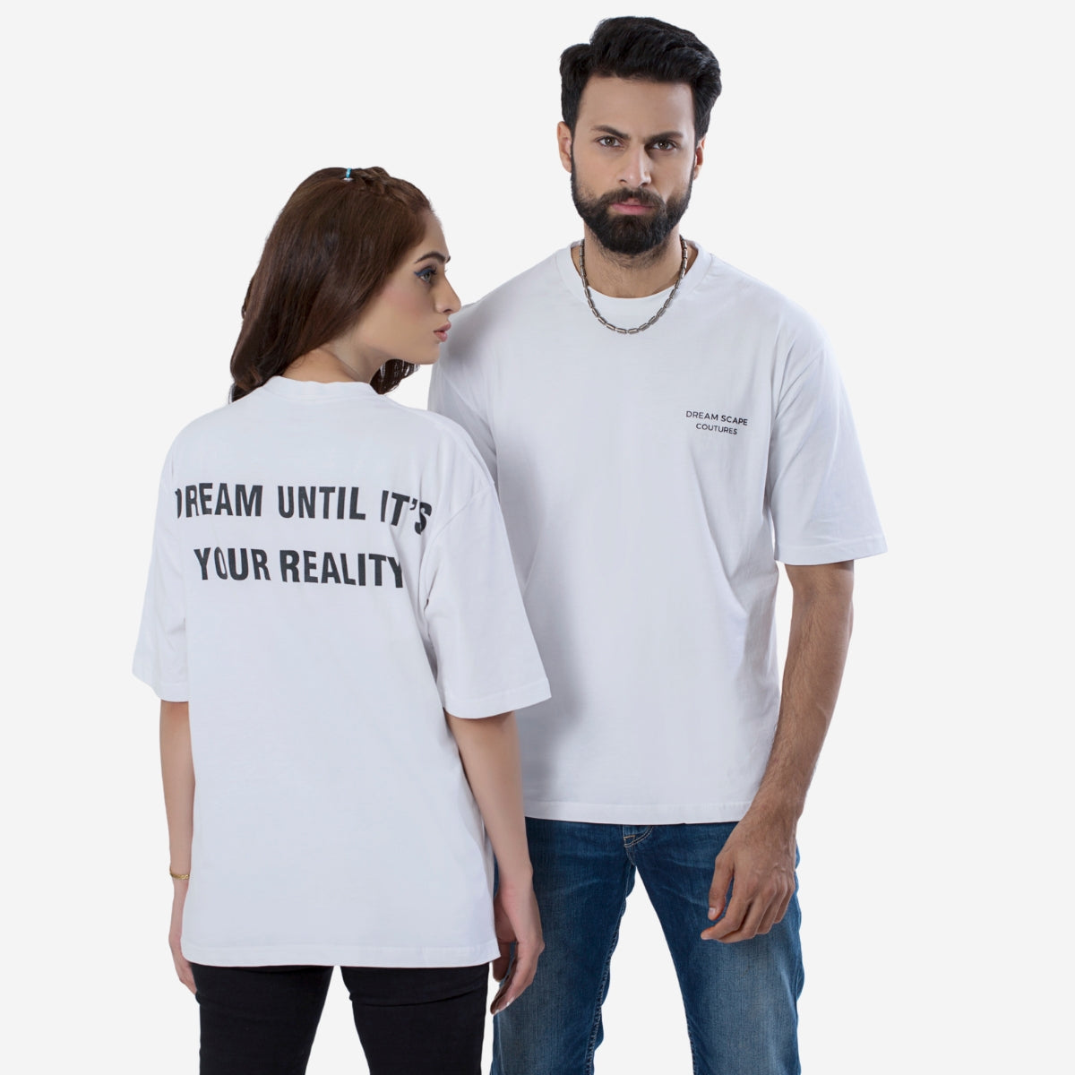 DREAMER OVERSIZED T-SHIRT - WHITE