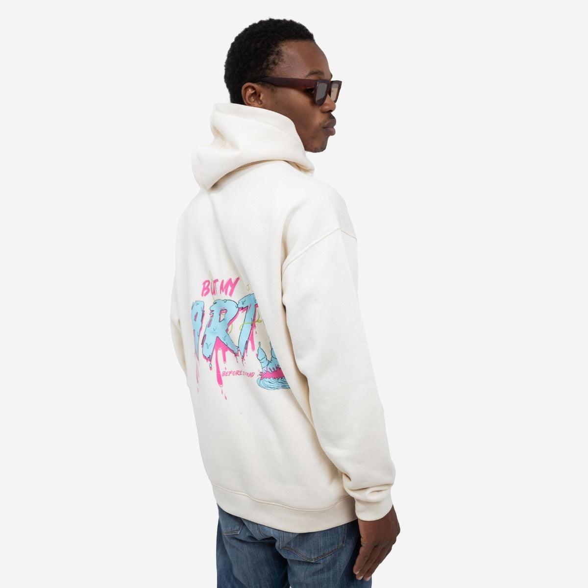 LIFELINE LEGACY OVERSIZED HOODIE - OFF WHITE