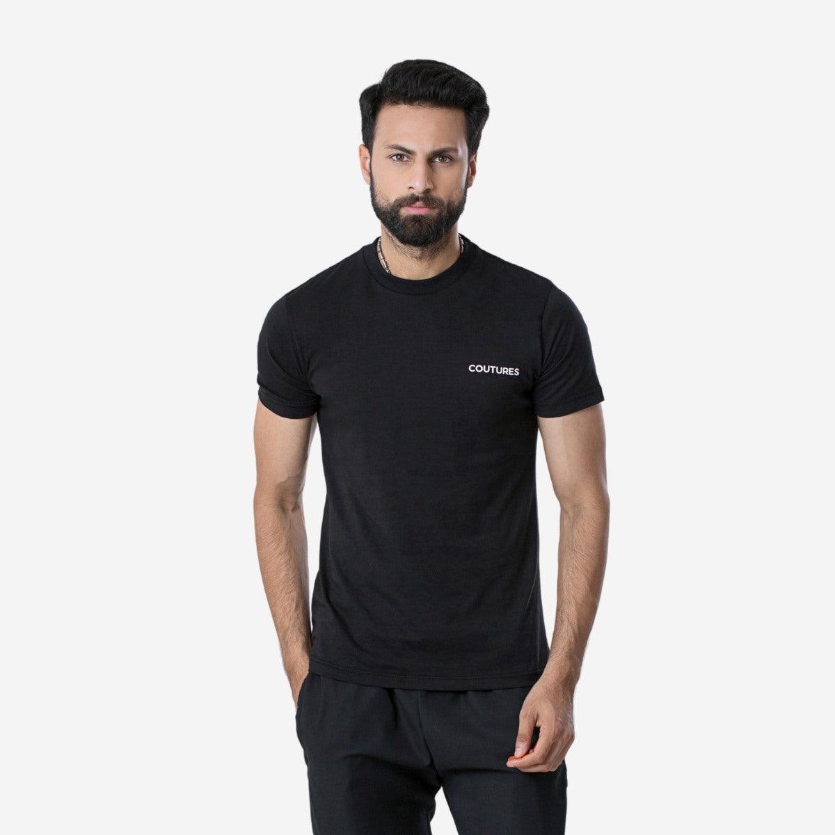 COUTURES T-SHIRT - BLACK