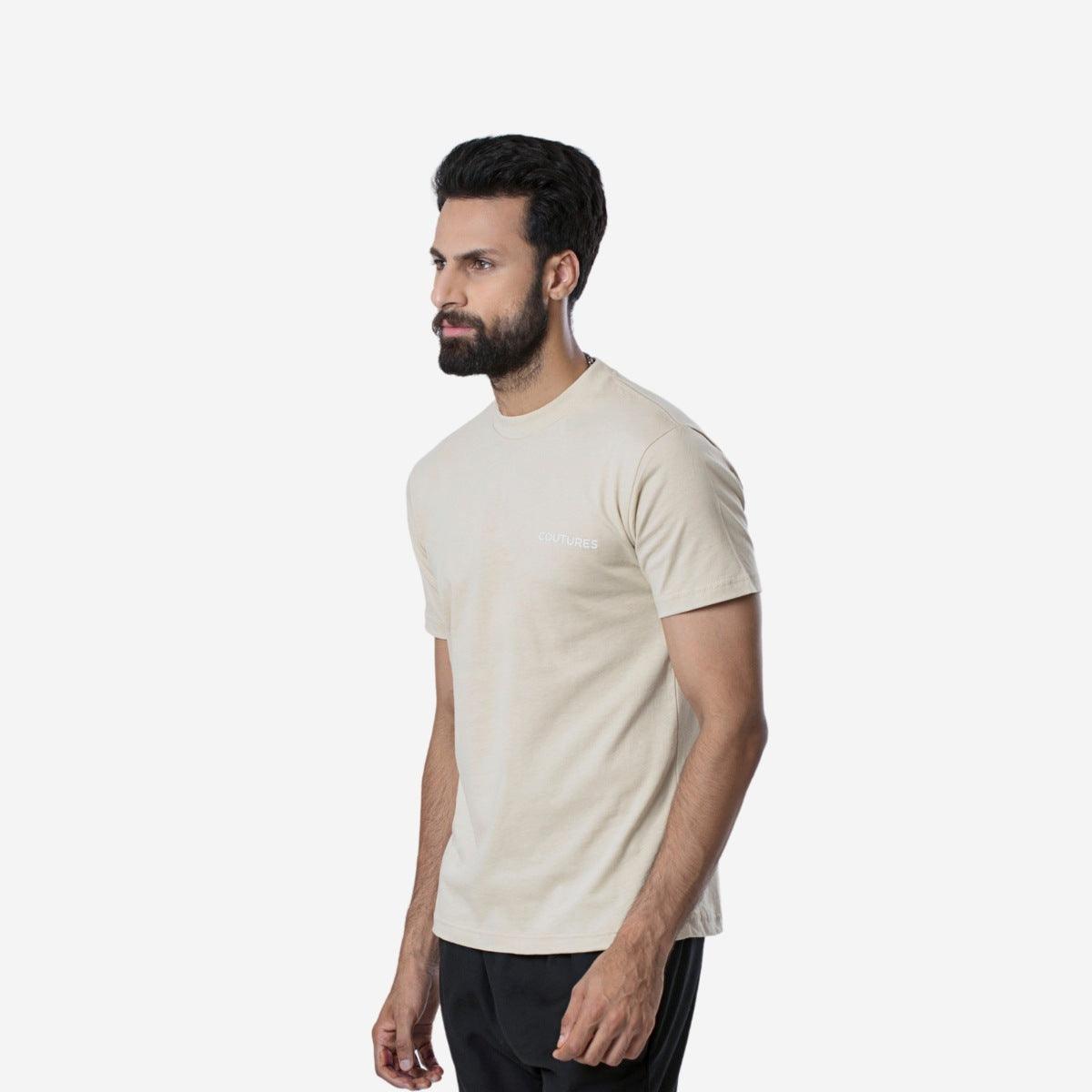 COUTURES T-SHIRT - BEIGE