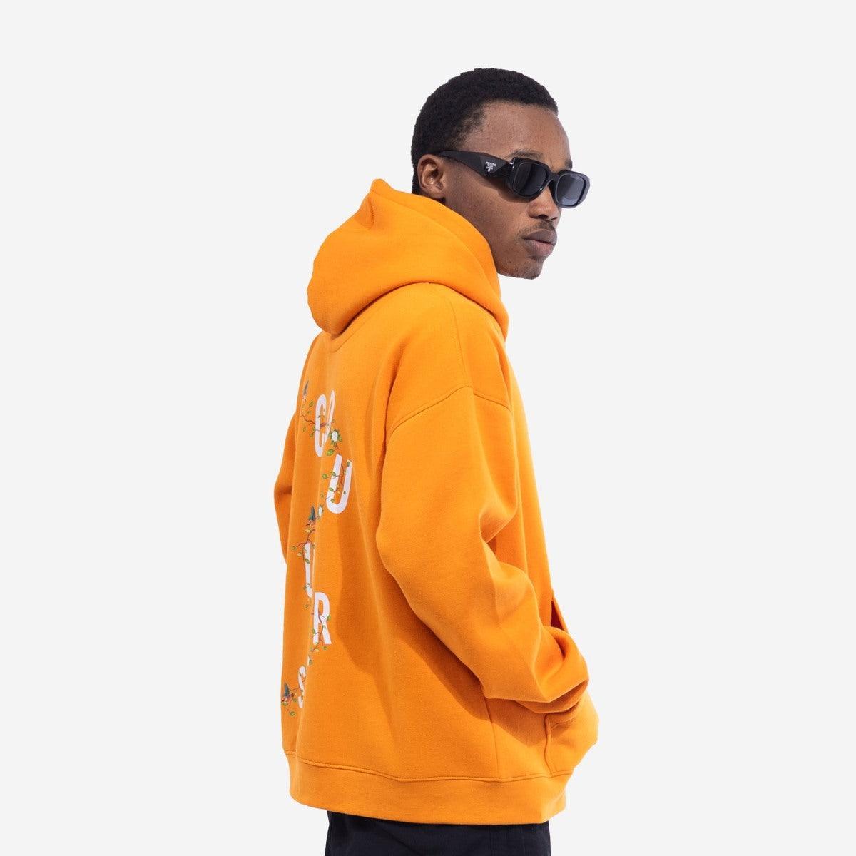 SERENITY OVERSIZED HOODIE - NEON ORANGE