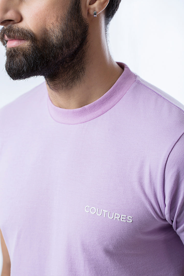 COUTURES T-SHIRT - PURPLE
