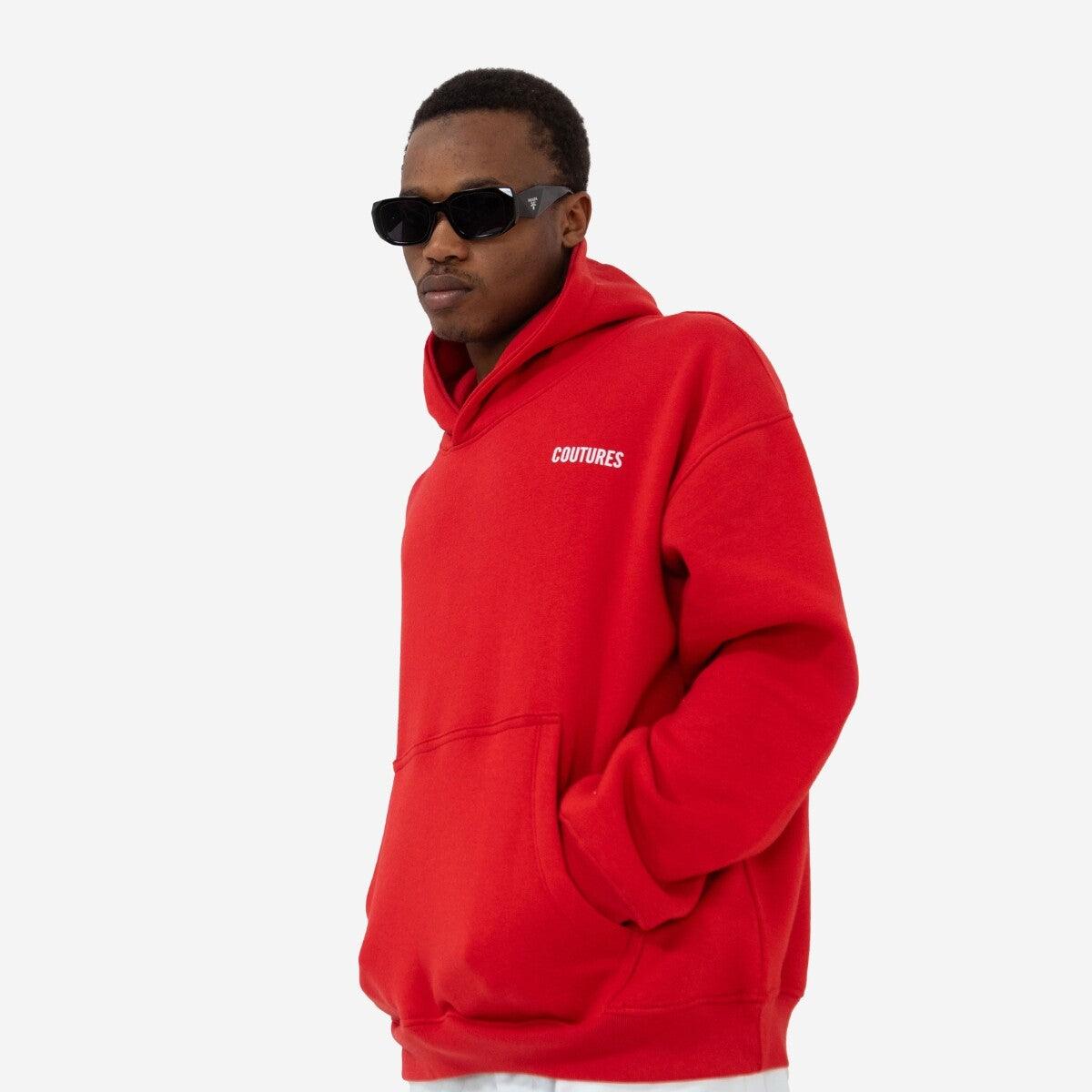 BE THE LIGHT OVERSIZED HOODIE - RACING RED