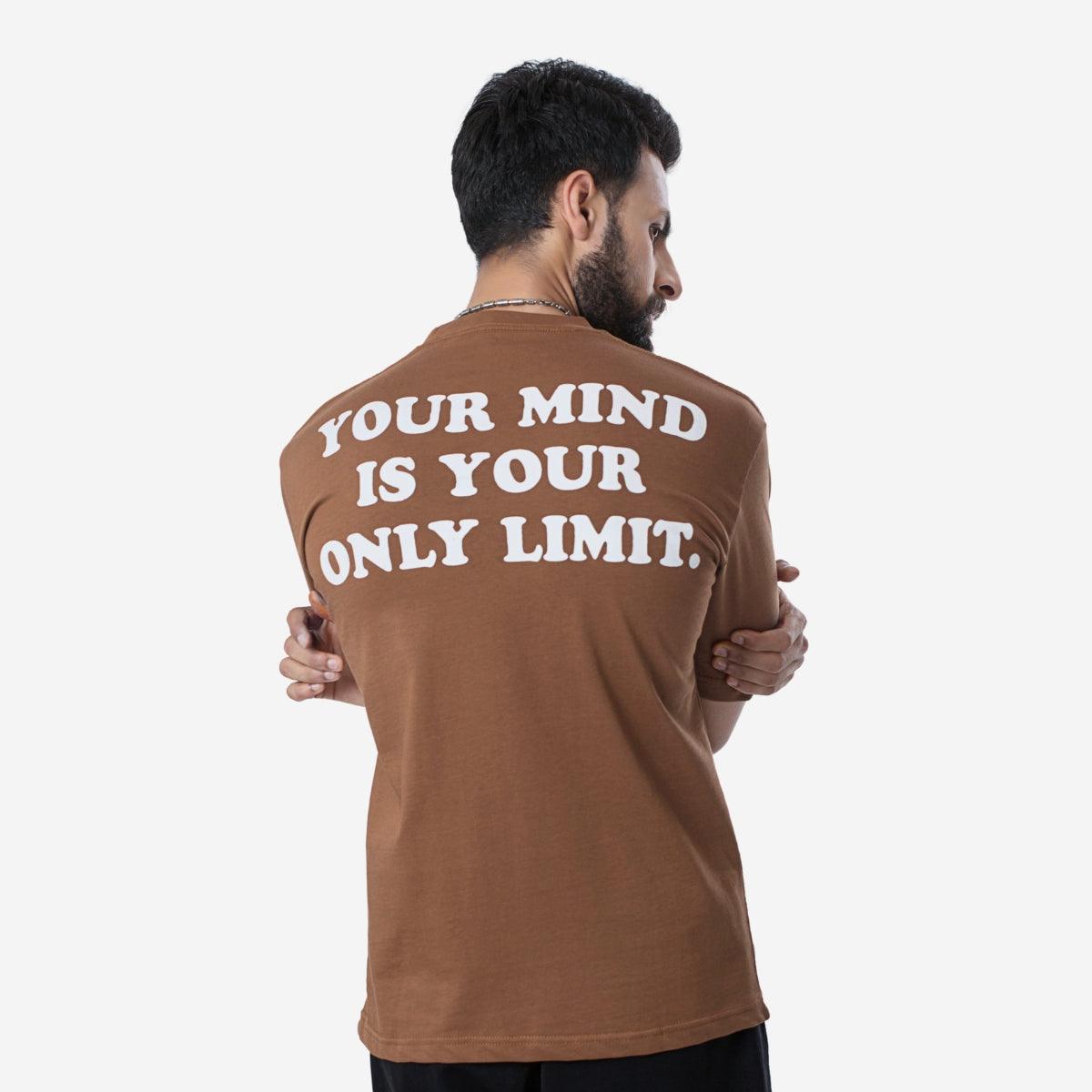 VISION OVERSIZED T-SHIRT - BROWN