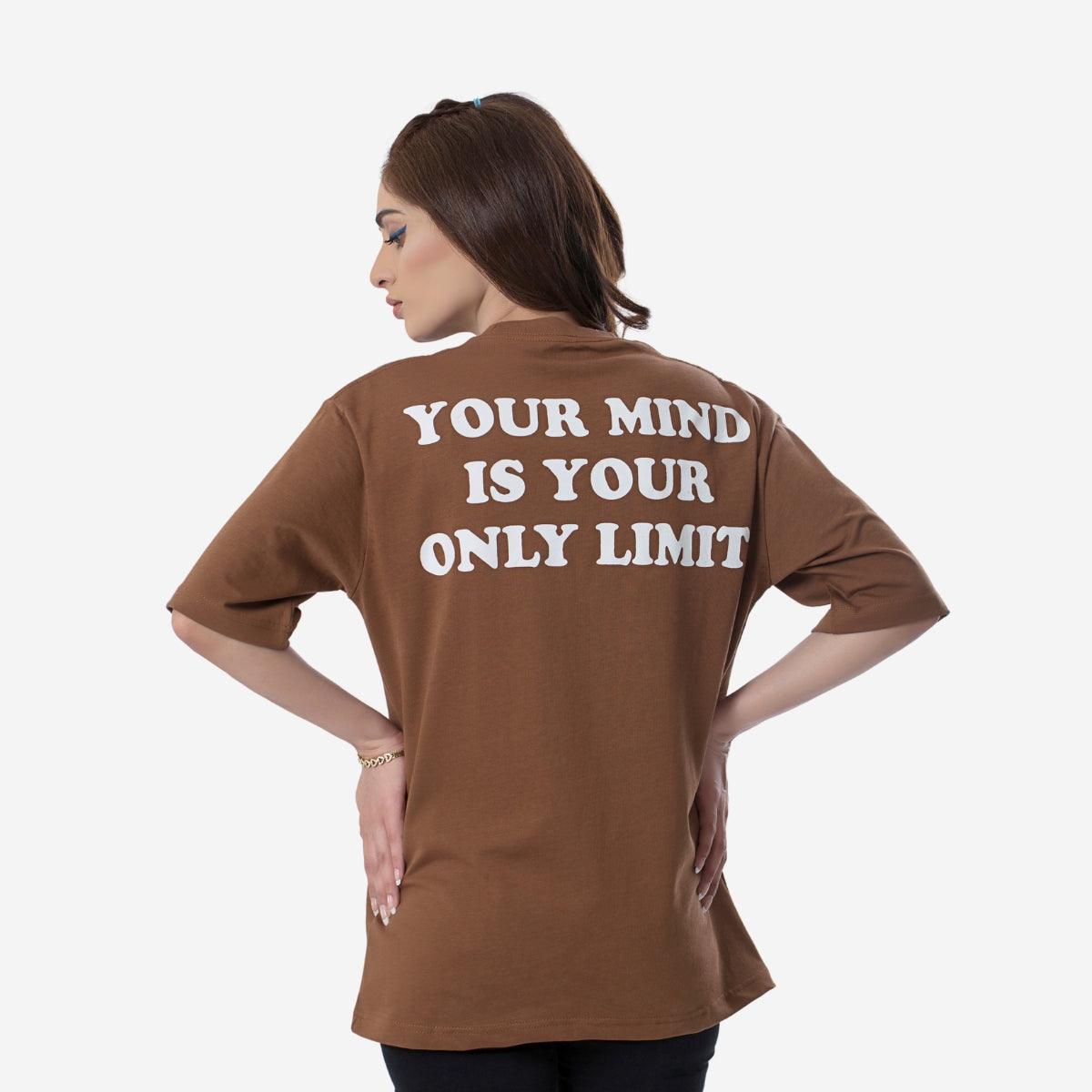 VISION OVERSIZED T-SHIRT - BROWN