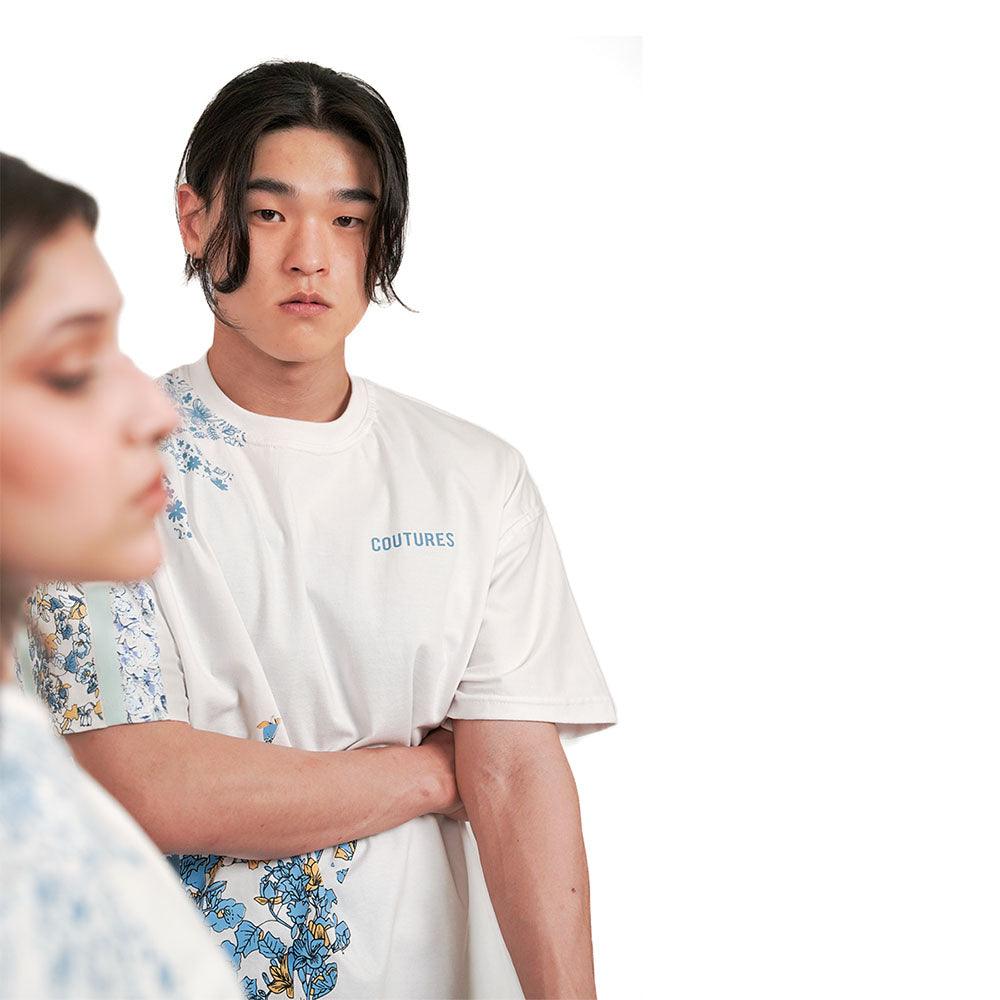WISTERIA OVERSIZED T-SHIRT - WHITE