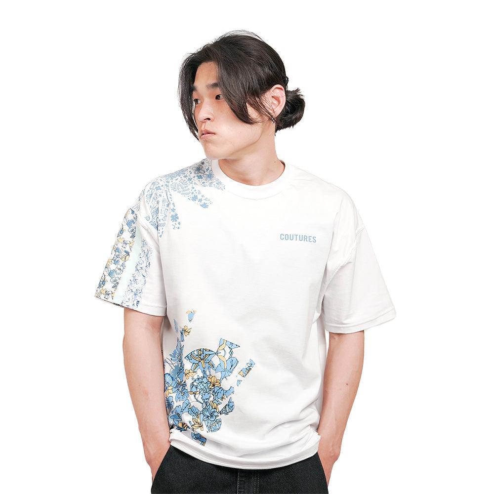 WISTERIA OVERSIZED T-SHIRT - WHITE