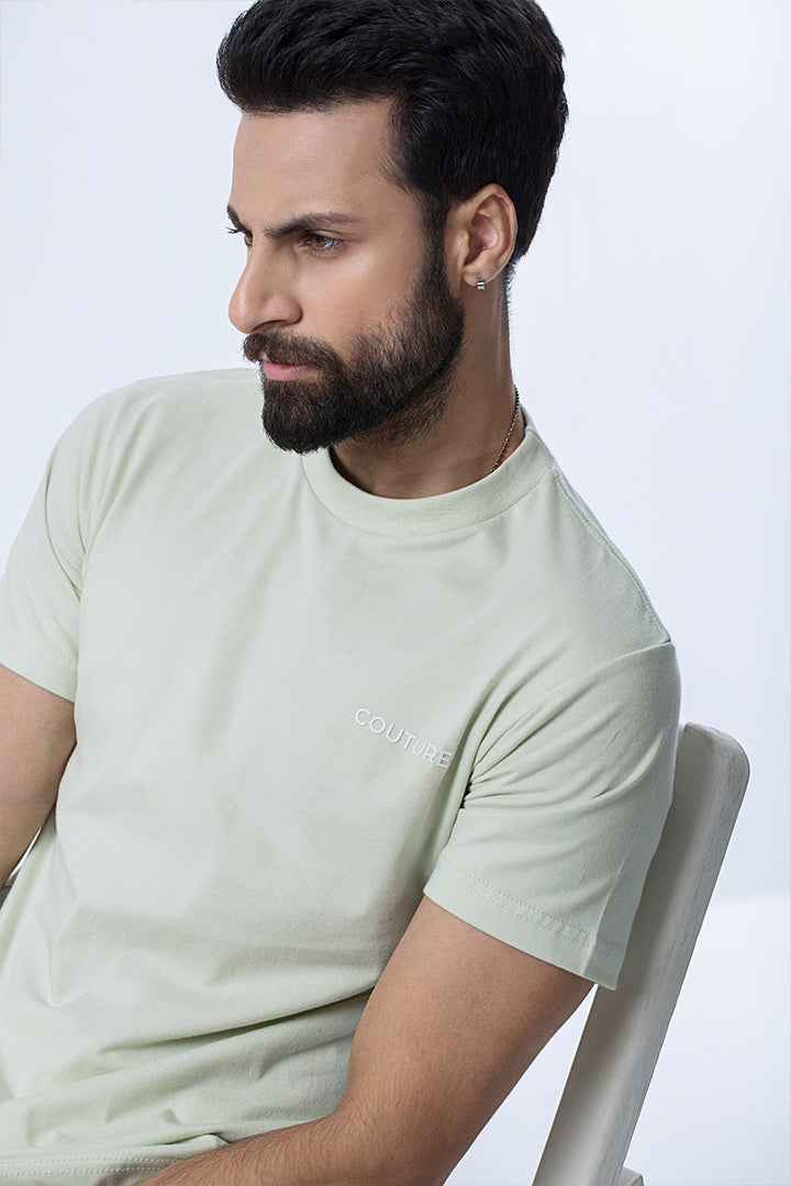 COUTURES T-SHIRT - MINT GREEN