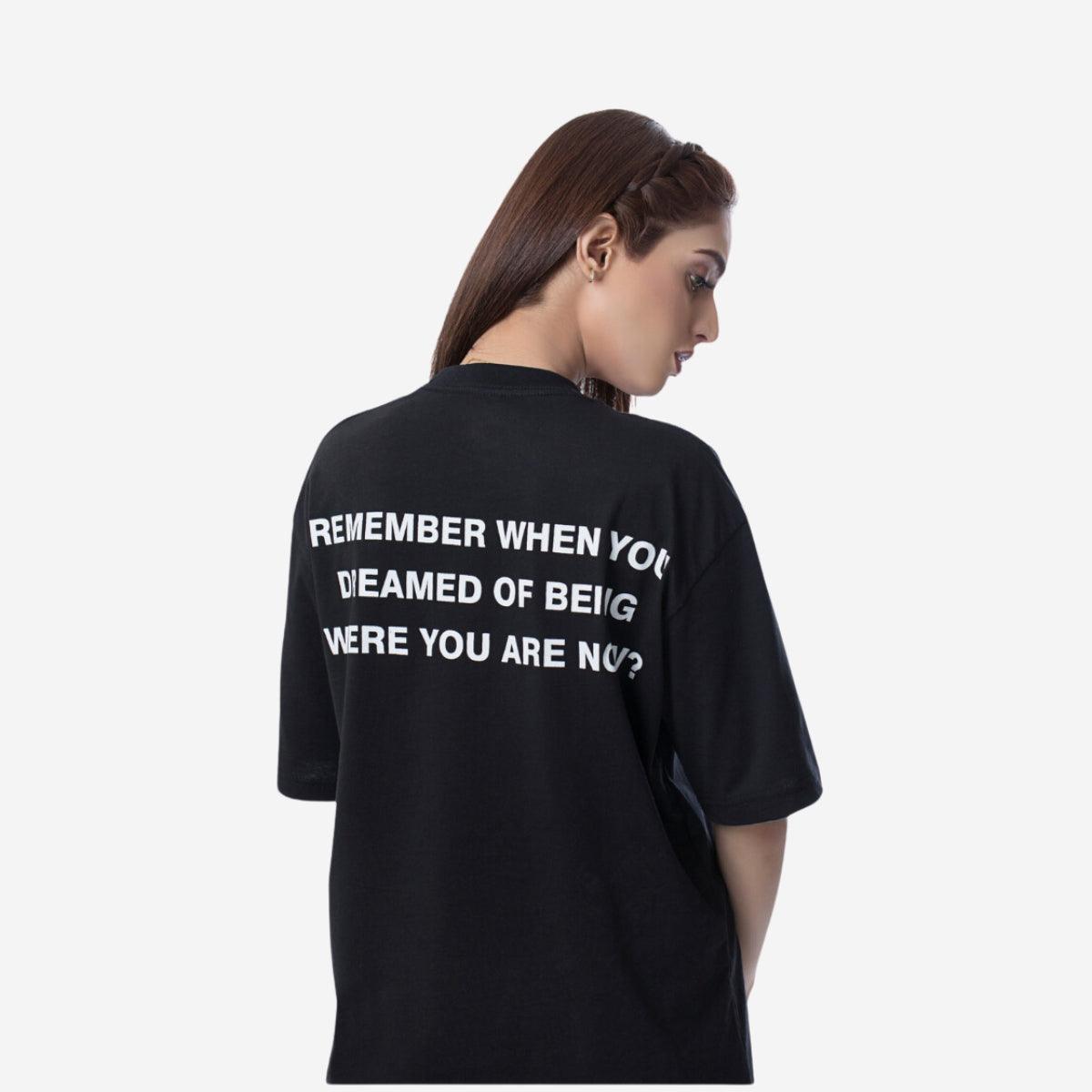 REMEMBER OVERSIZED T-SHIRT
