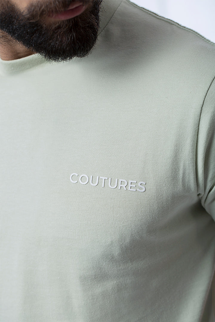 COUTURES T-SHIRT - MINT GREEN