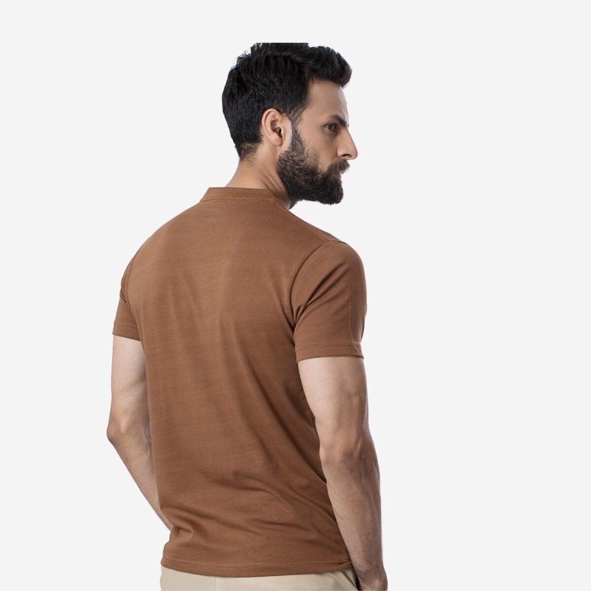 COUTURES T-SHIRT - BROWN