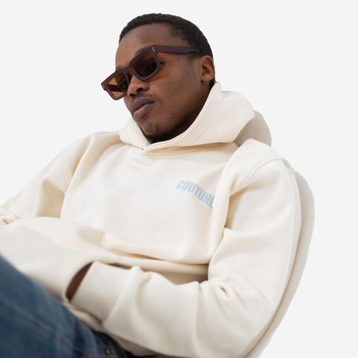 LIFELINE LEGACY OVERSIZED HOODIE - OFF WHITE