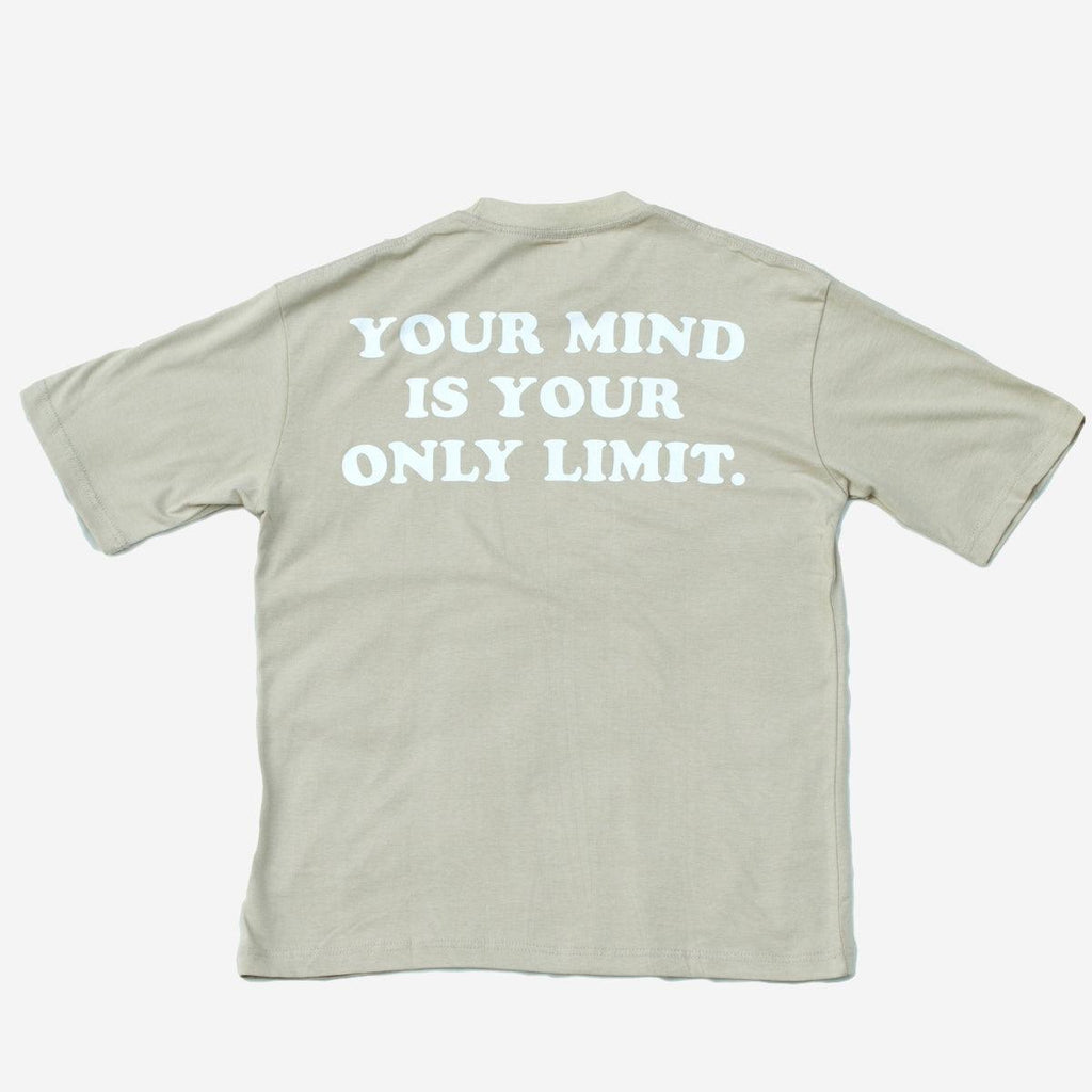 VISION OVERSIZED T-SHIRT - BEIGE