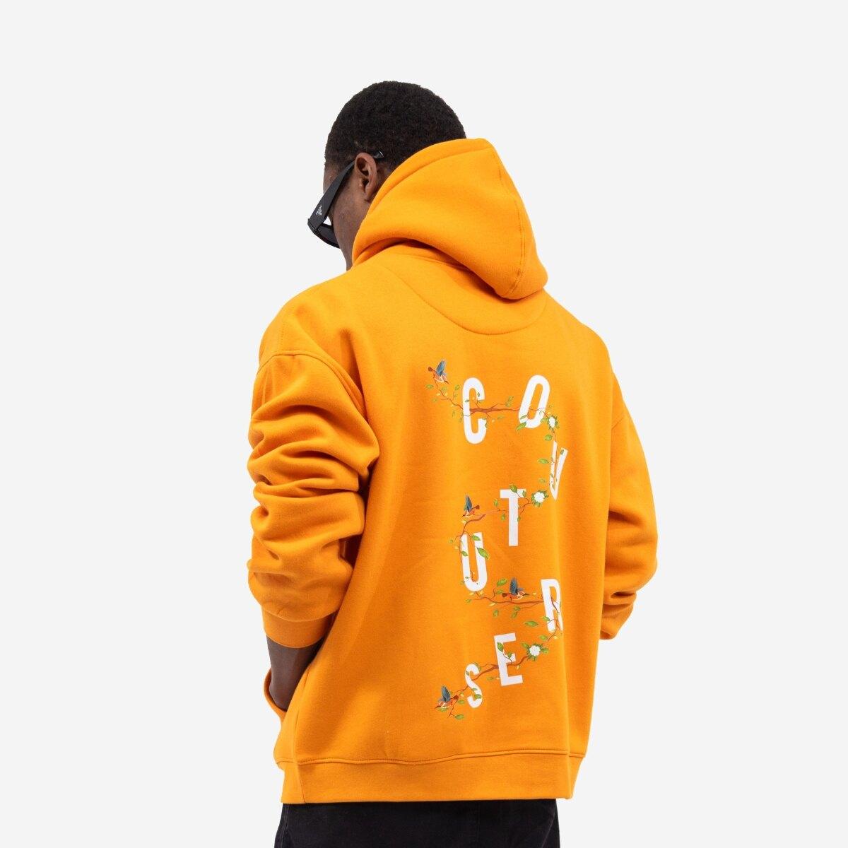 SERENITY OVERSIZED HOODIE - NEON ORANGE