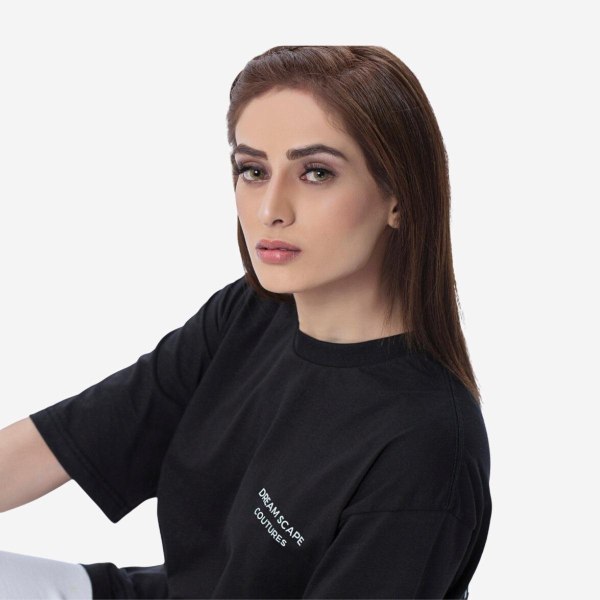 GROW OVERSIZED T-SHIRT - BLACK