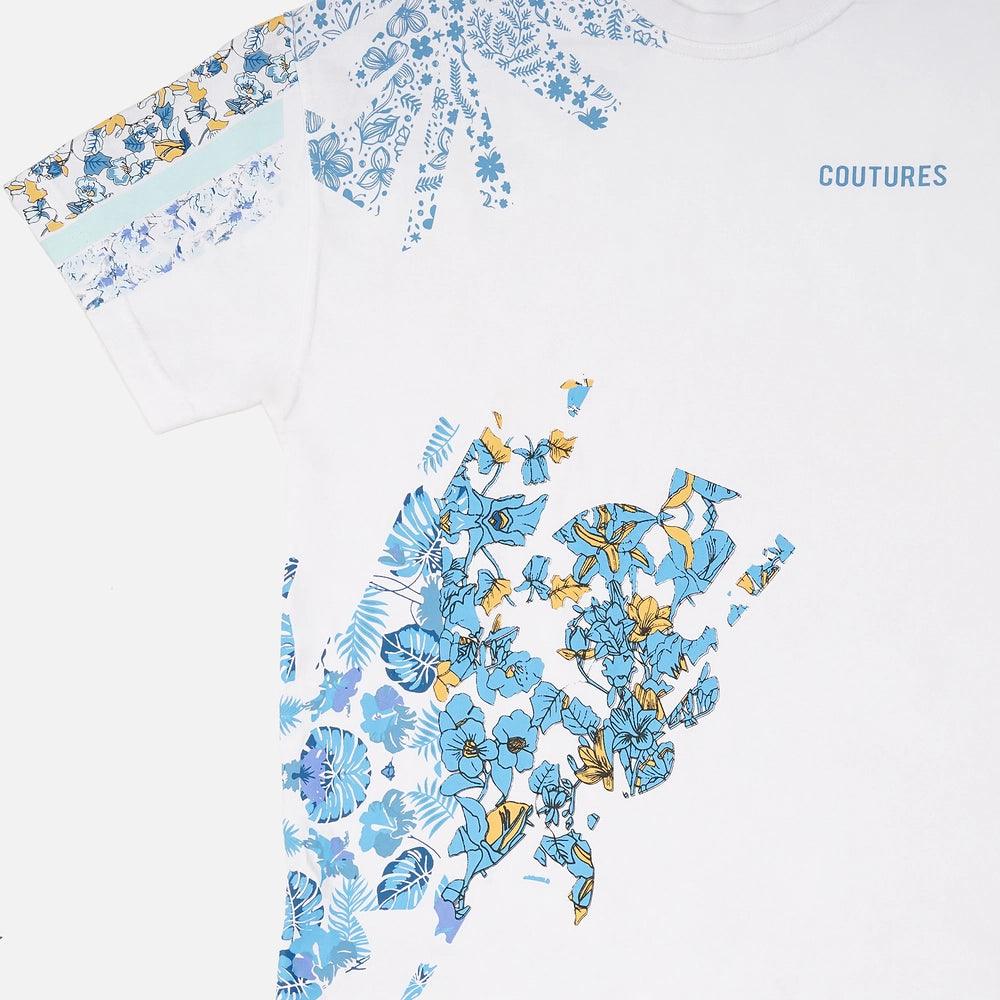 WISTERIA OVERSIZED T-SHIRT - WHITE