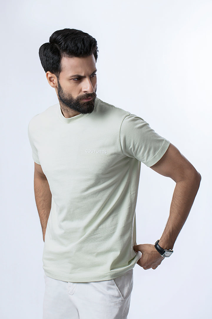 COUTURES T-SHIRT - MINT GREEN