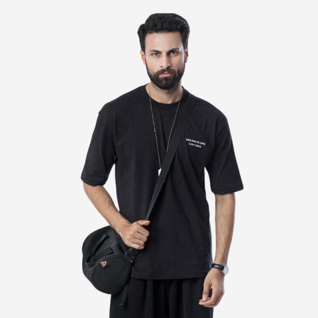 GROW OVERSIZED T-SHIRT - BLACK