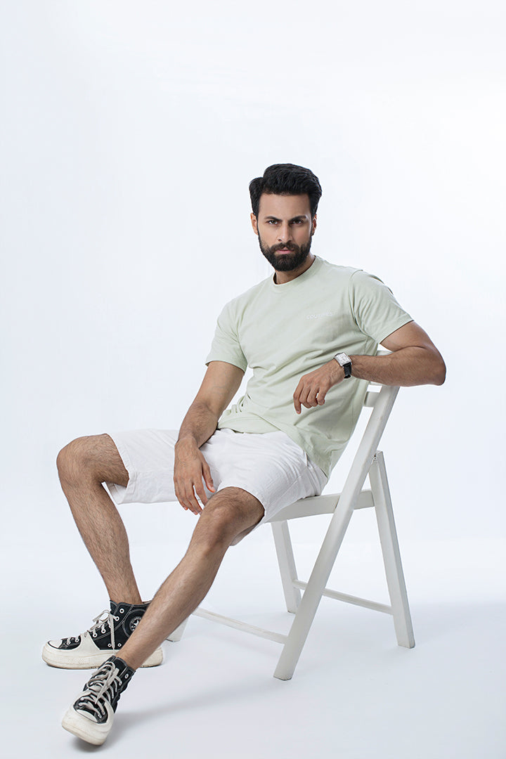 COUTURES T-SHIRT - MINT GREEN