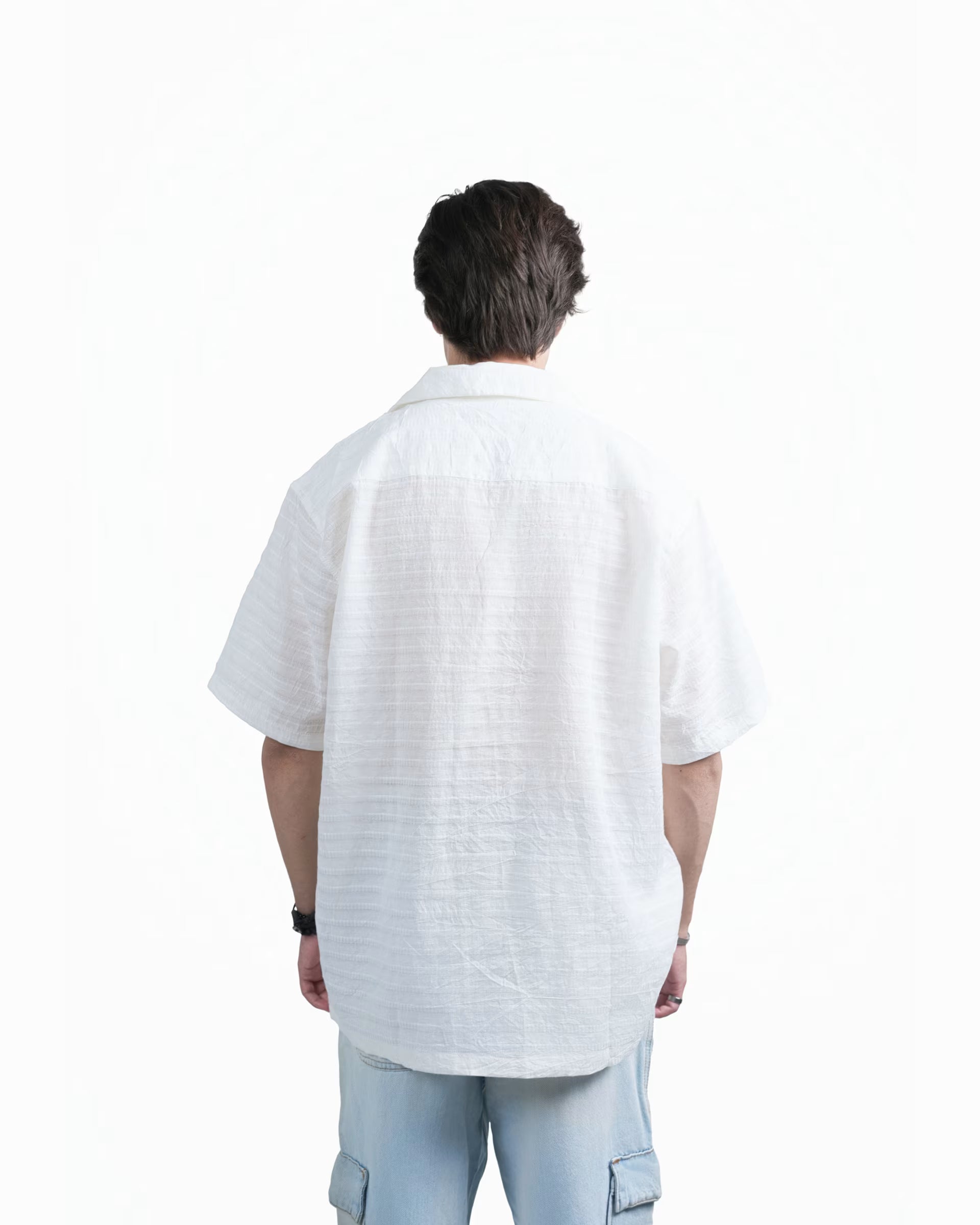 HIGH SUMMER HALFSLEEVES SHIRT - WHITE
