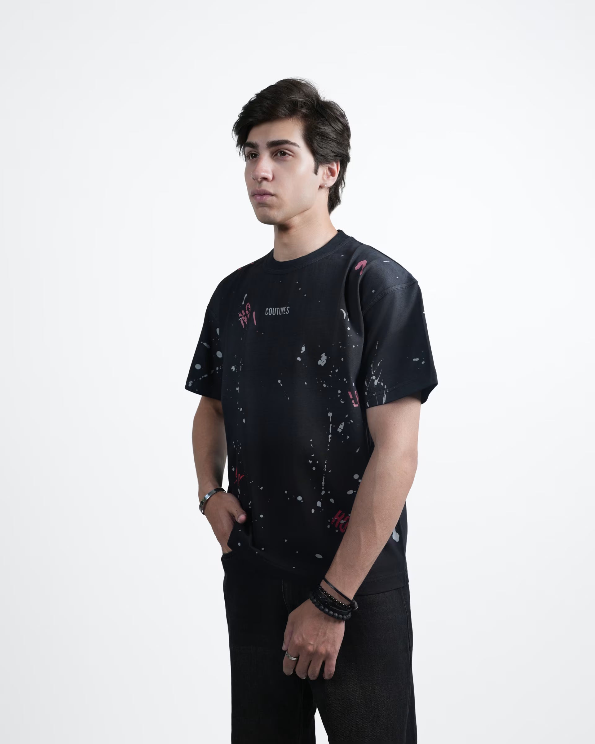 WORN LEGACY OVERZIED T-SHIRT - AGED BLACK