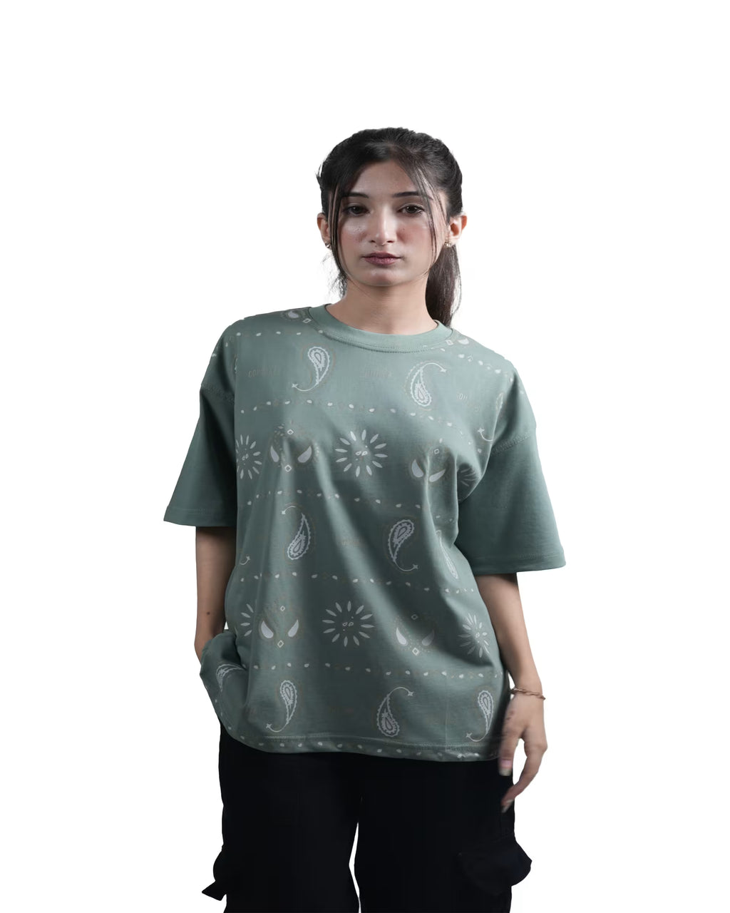 WORN LEGACY OVERZIED T-SHIRT - GREEN