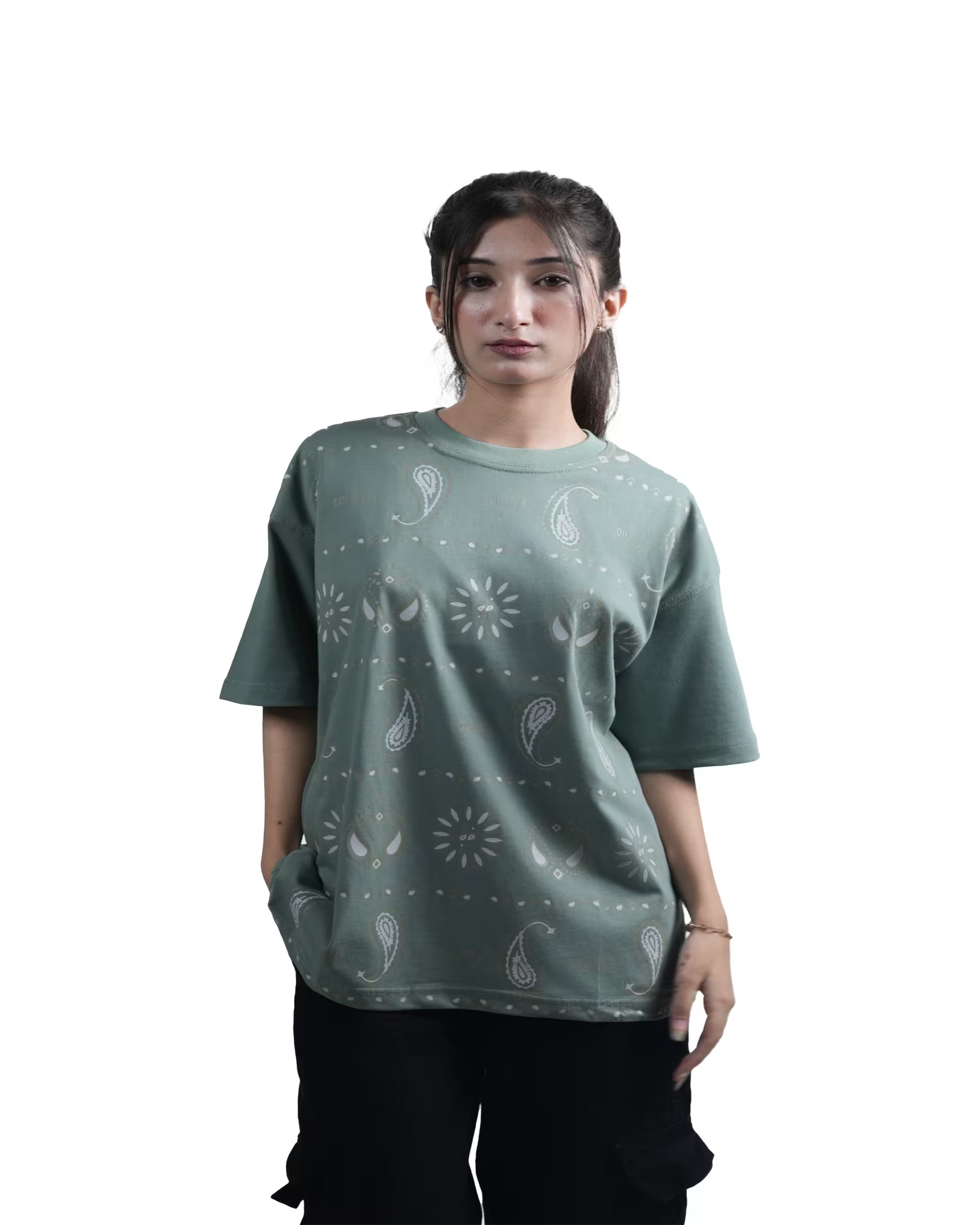 WORN LEGACY OVERZIED T-SHIRT - GREEN