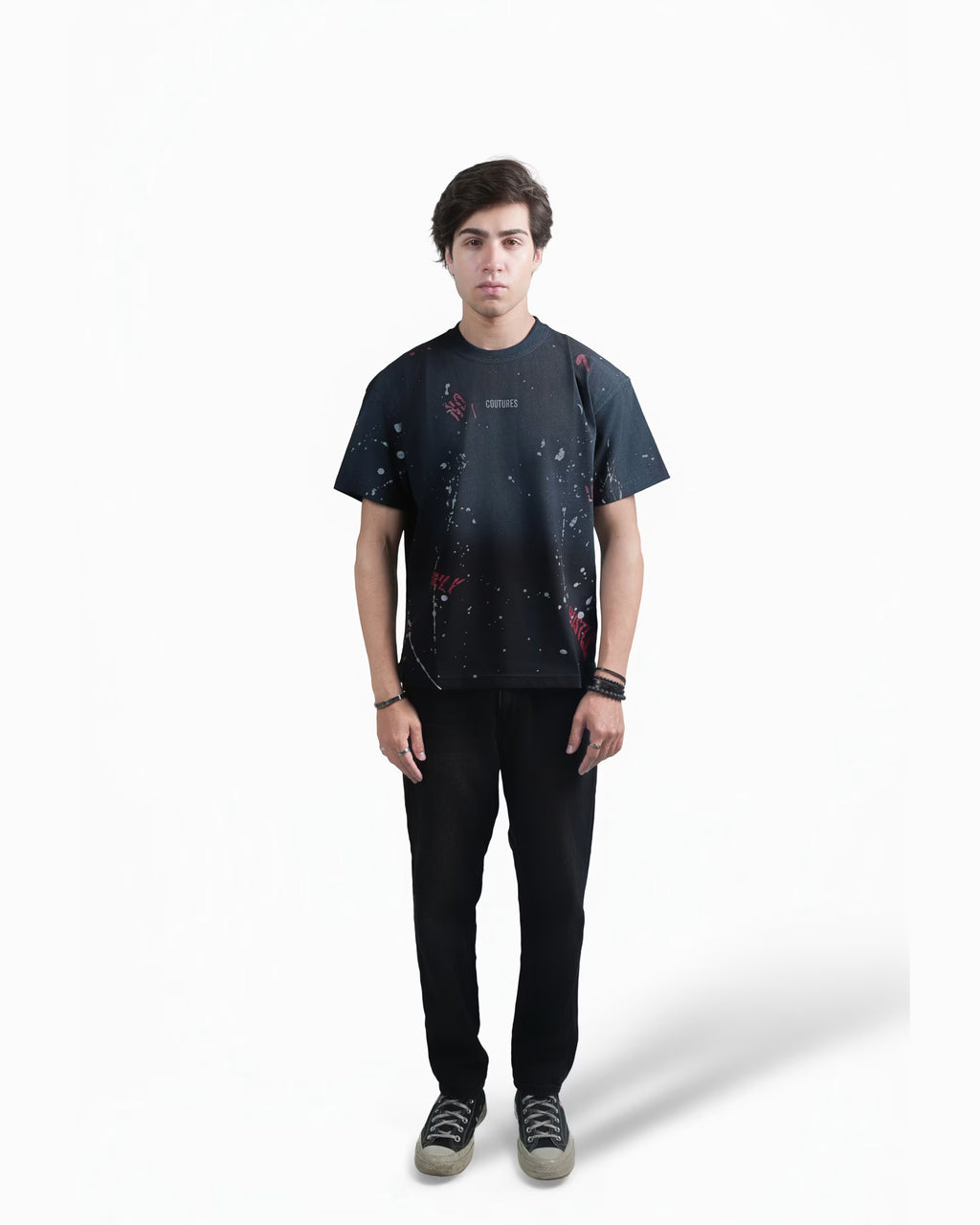WORN LEGACY OVERZIED T-SHIRT - AGED BLACK