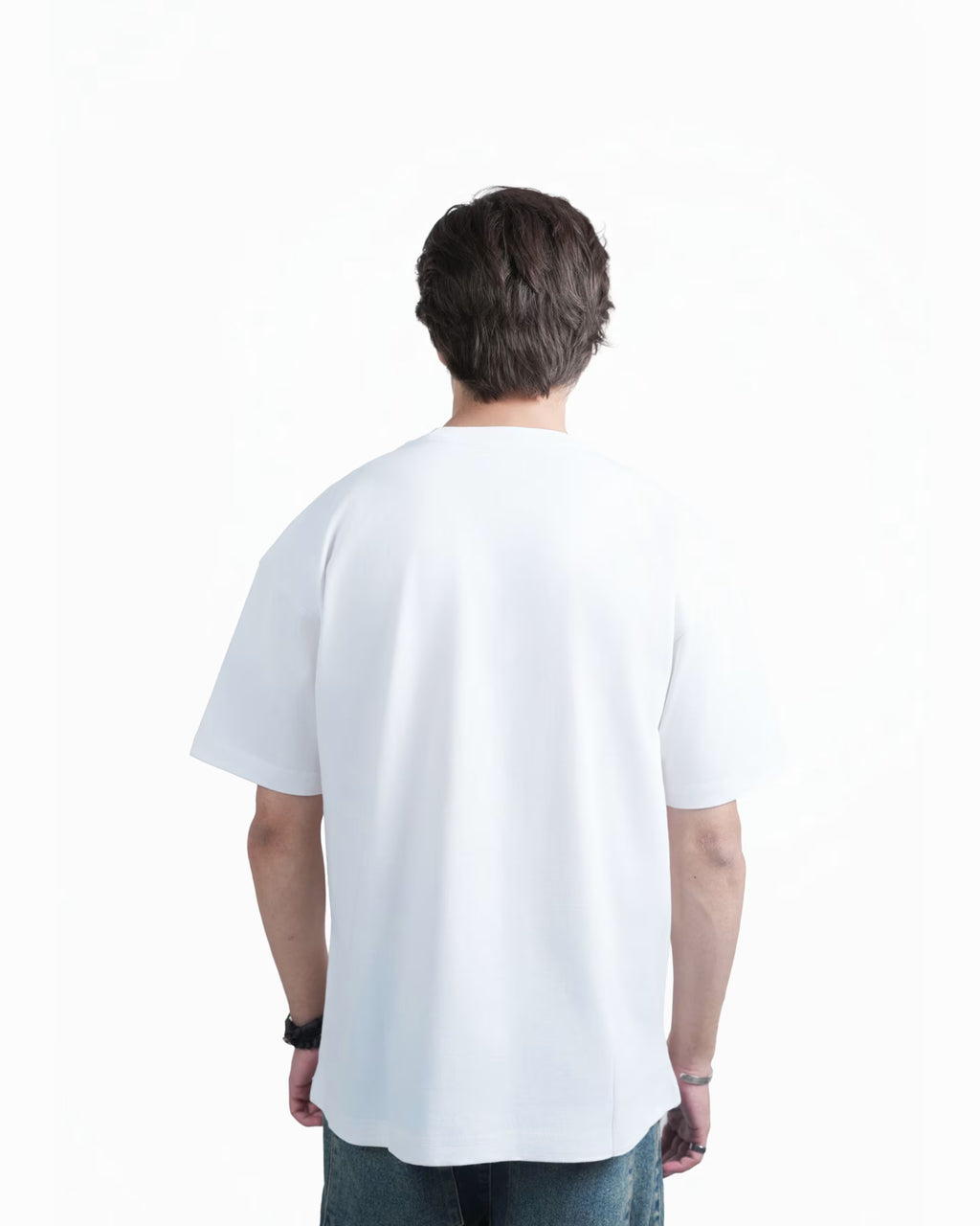 PURE IDENTITY OVERSIZED T-SHIRT - WHITE